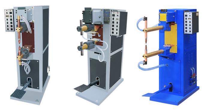 ماكينة لحام نقطي أوتوماتيكية تعمل بالهواء المضغوط مزودة بشبكة سلكية مقاومة هواشي من الفولاذ المقاوم للصدأ 0
