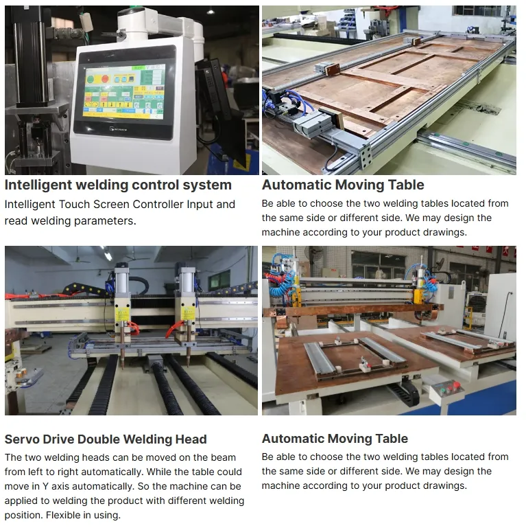 Hwashi Security لوحة باب ورقة الباب المقاوم للصدأ متعدد النقاط نوع الهاتف المحمول آلة اللحام بقعة ، اللحام المعدني ورقة 1