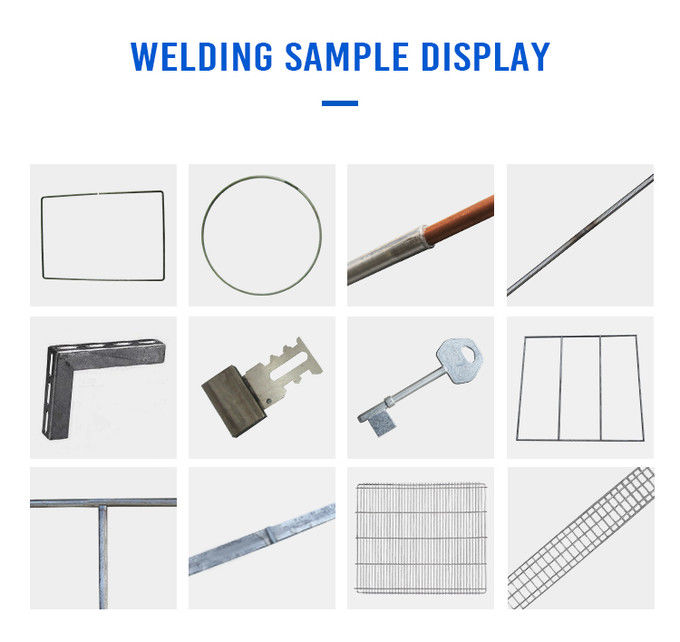 Servo Driven 20 Head Refrigerator Condenser Wire Mesh Welding Machine Firm Welding Automatic Labor Saving