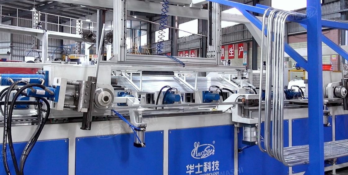 آلة التقلص التلقائية الكاملة للأنابيب لإنشاء أنابيب IBC Frame Pallet Tube