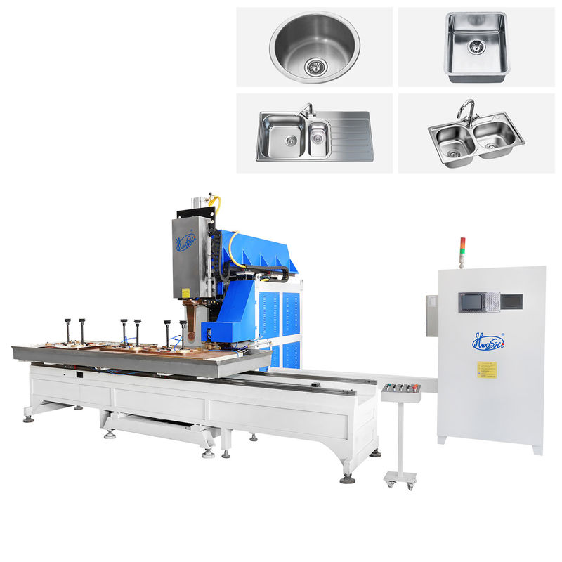 Hwashi آلة لحام الخياطة التلقائية المطبخ صانع وعاء المغسلة CNC الفولاذ المقاوم للصدأ مضخة وعاء الضغط المستخدمة