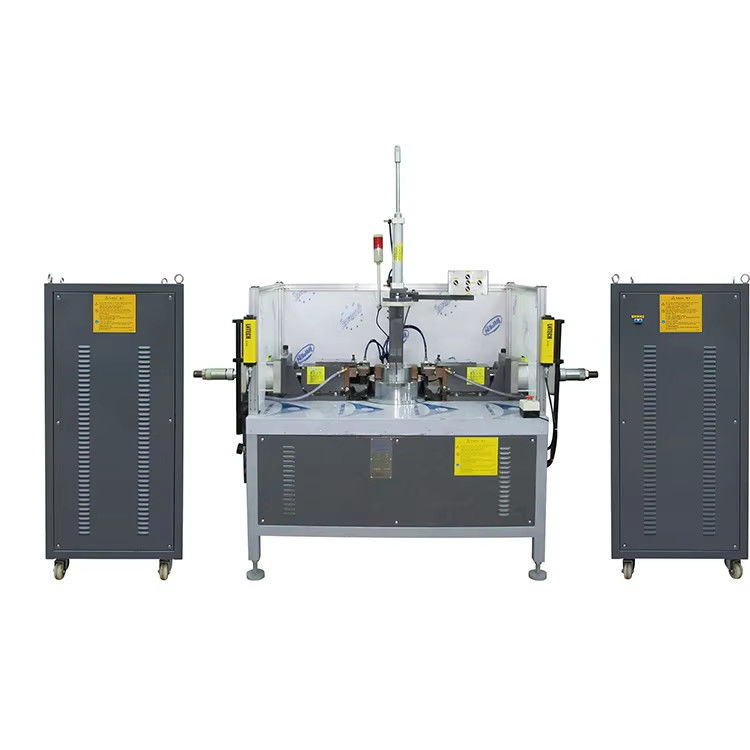 HWASHI 20KVA علبة وعاء من الفولاذ المقاوم للصدأ والآذان أفقي آلة لحام المؤخرة لحامات بقعة لأدوات الطبخ طباخ أطباق