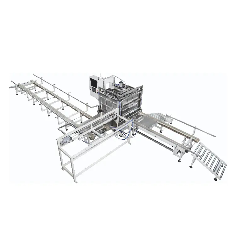 خط إنتاج أوتوماتيكي لـ IBC Grid Cage Frame ، خط آلة اختبار تسرب خزان IBC الكامل الأوتوماتيكي