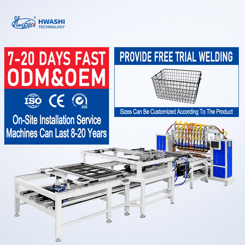 آلة لحام شبك الأسلاك الأوتوماتيكية مع ضمان لمدة سنة واحدة، وحدة تغذية مزدوجة الطبقات ونظام تعبئة الأسلاك الأوتوماتيكي