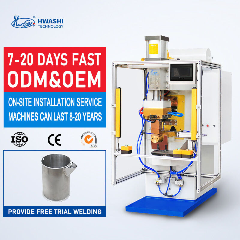 HWASHI 75KVA الطاقة العمودية النوع متوسط التردد محول آلة لحام نقطة معتمدة CE / CCC / ISO