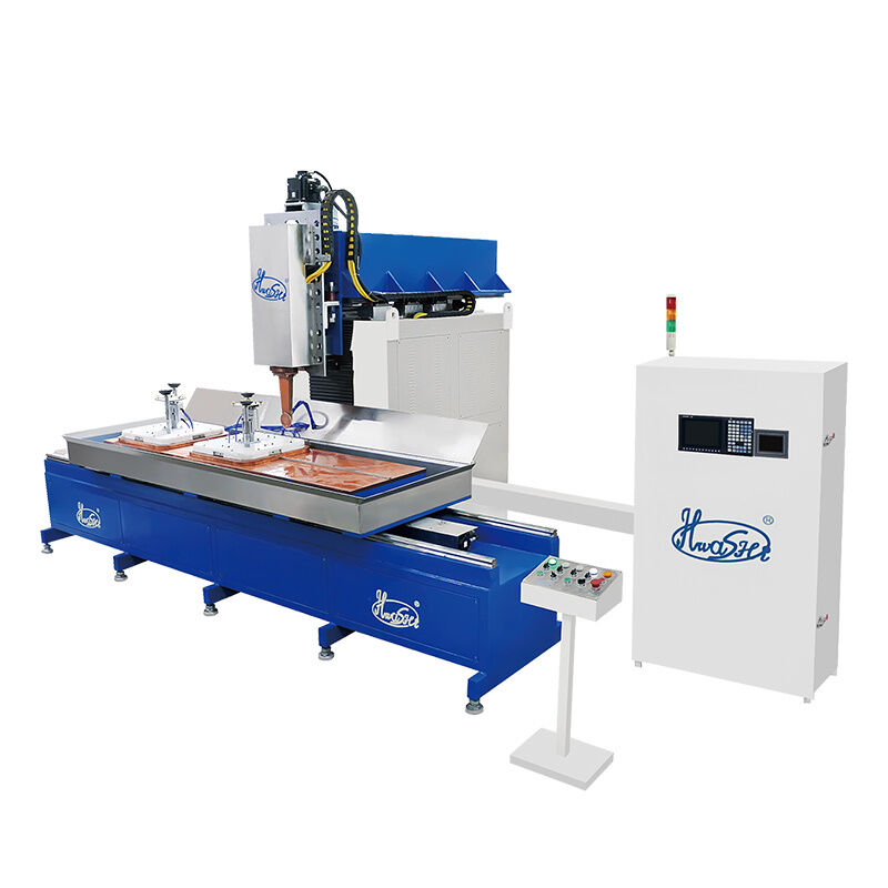 160kVA قدرة مقياسية الصلب المقاوم للصدأ غطاء لحام مع CNC 3 محورات التحكم في الخدمة ومتوسط التردد عاكس (MFDC) لحام خيط