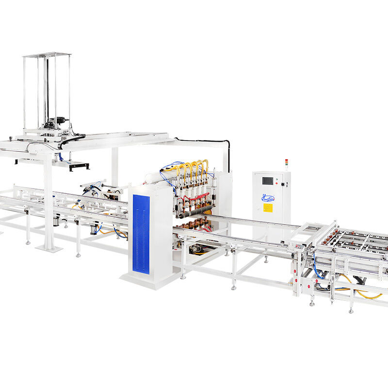 High Speed 6 Head Spot Welding IBC Cage Frame Welding Machine with 4 Sets MF DC Power and 50sec Per Cage Fast Cycle